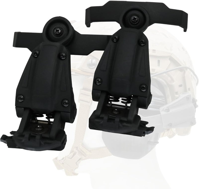 HEARFALCOM ARC Rail Adapter for Fast Series Helmets Compatible with Walker's Razor Earmuffs - Image 1